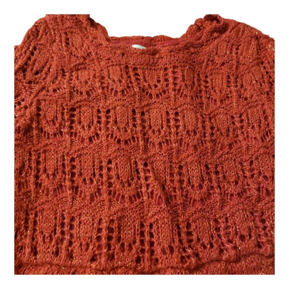 CT2122 Cat & Jack Red Holiday Girls Sweater Dress 2T - Picture 2 of 9